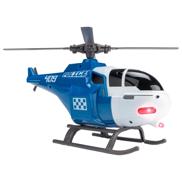 Super Wheelz Lights And Sounds Police Helicopter Smyths Toys Uk - roblox helicopter sound