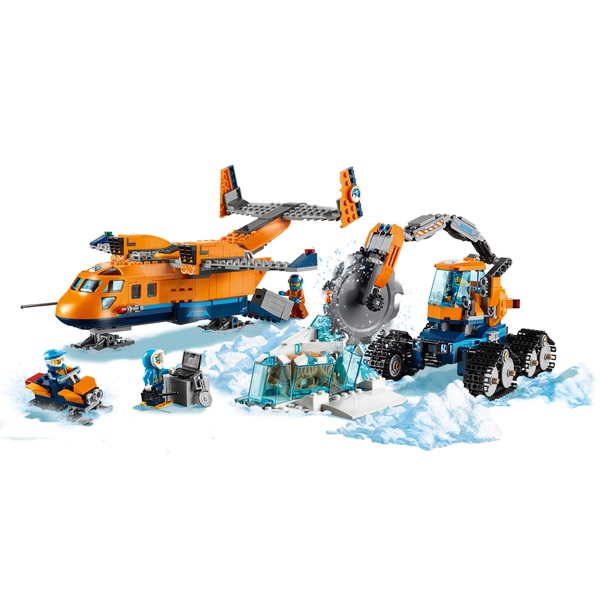 LEGO 60196 City Arctic Supply Plane Toy with Ice Vehicle - Smyths Toys