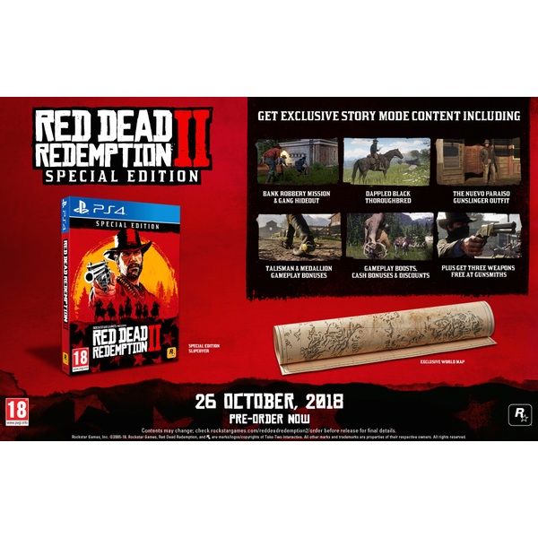 Red Dead Redemption 2 Special Edition PS4 Special Edition Video Games UK