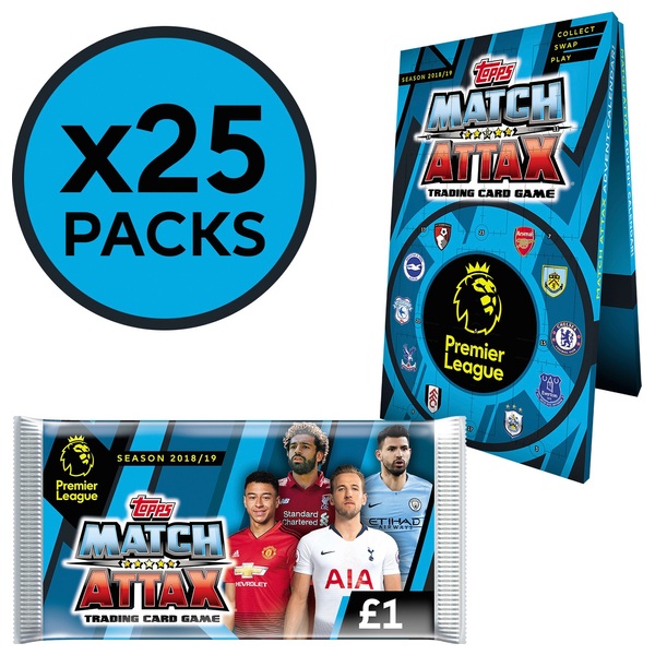 Match Attax 2018/2019 Advent Calendar Pocket Money UK