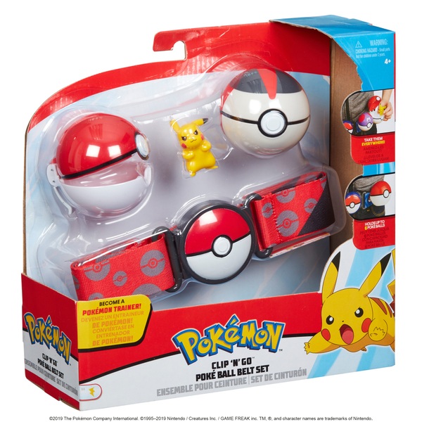 Pokémon Clip N Go Pokéball Belt Set - Smyths Toys UK