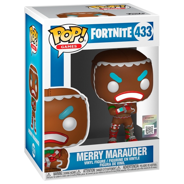 pop vinyl fortnite merry marauder figure - crackshot fortnite pop