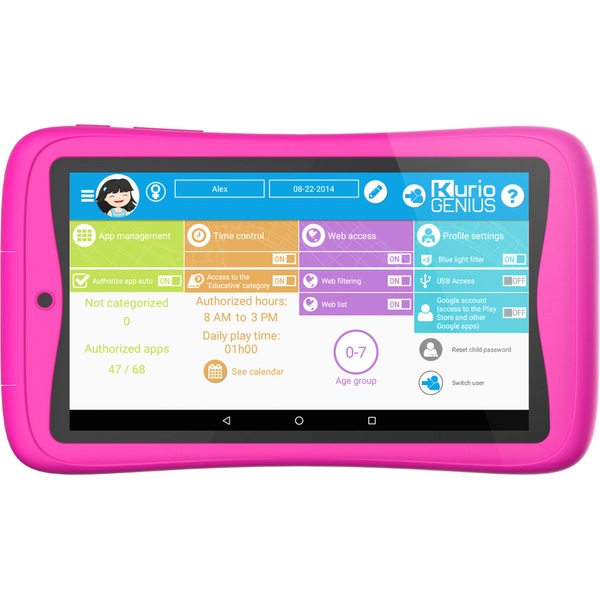 Kurio 7 Inch Tablet Connect Pink Smyths Toys Uk