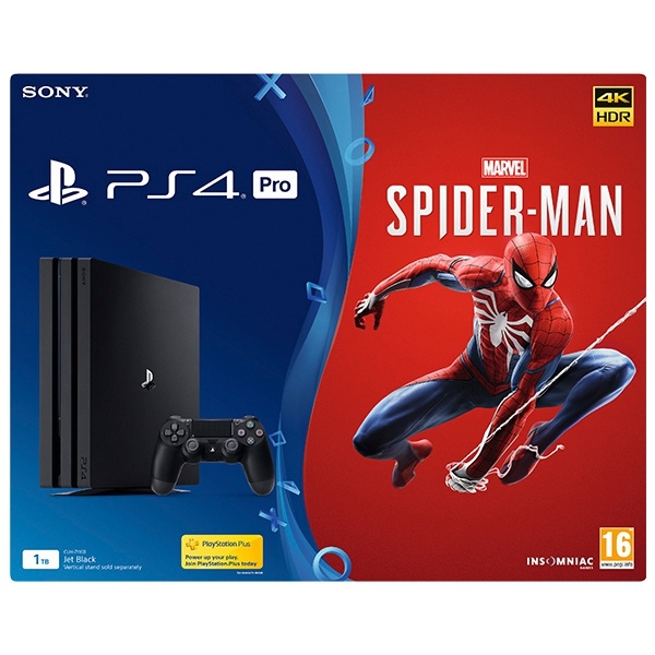 PS4 Pro 1TB Marvel's SpiderMan Bundle PlayStation 4 Consoles UK