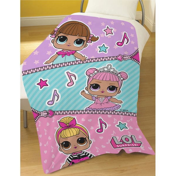 L.O.L. Surprise! 'Dance Club' Fleece Blanket L.O.L. Surprise! UK