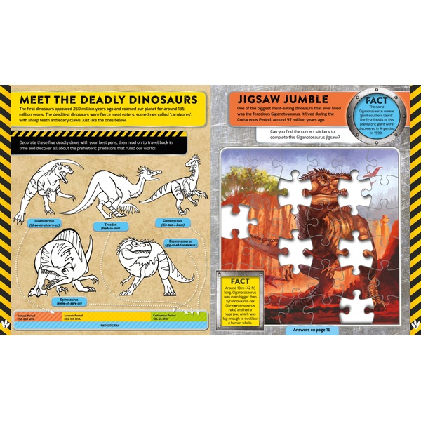 Dinosaur World Sticker and Activity Book Pack | Smyths Toys UK