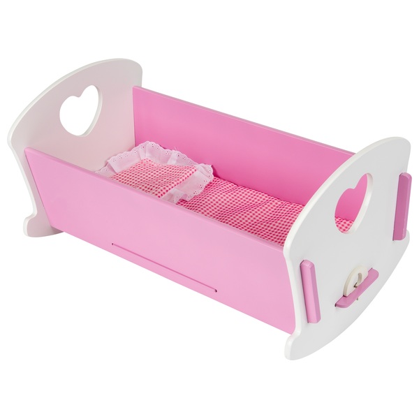 toy wooden cot