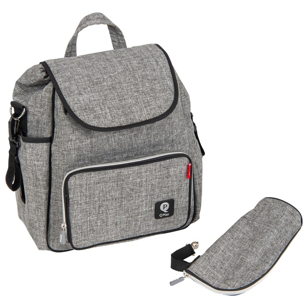 Q Play Changing Bag Backpack Grey Smyths Toys UK