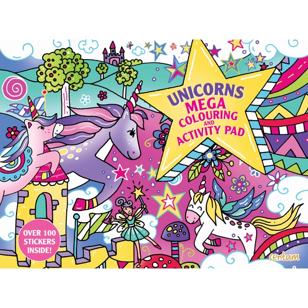 Unicorns Mega Colouring And Activity Giant A3 Pad Smyths Toys Uk