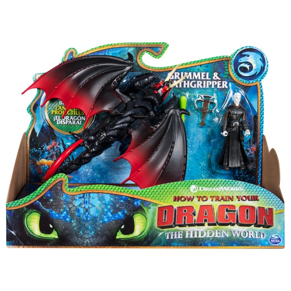 Grimmel & Deathgripper - Dreamwork Dragons Dragon and Viking - Other ...