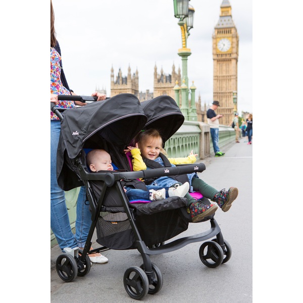 joie double buggy folded