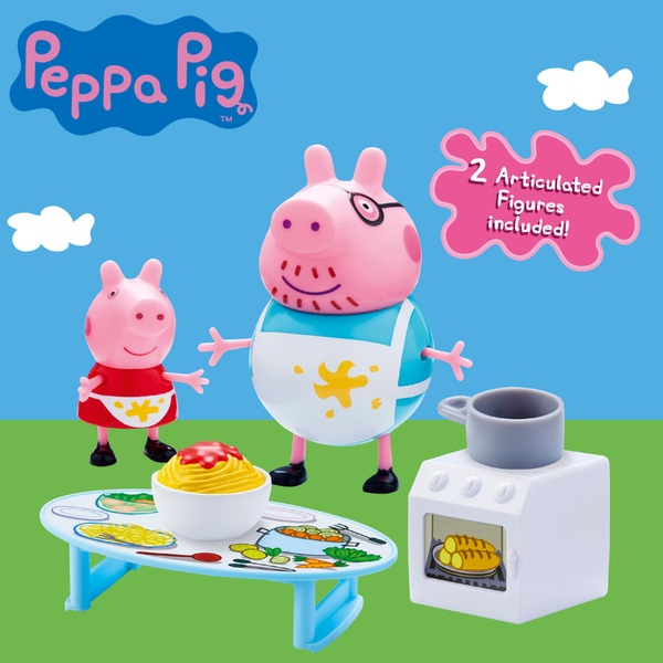 Peppa Pig Messy Kitchen/Shopping Set | Peppa Pig | Smyths Toys UK