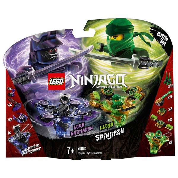 LEGO 70664 Ninjago Spinjitzu Lloyd vs. Garmadon - Smyths Toys