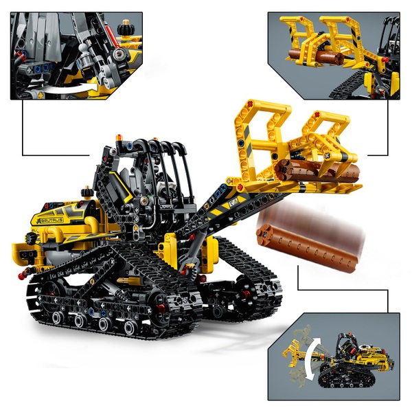 LEGO 42094 Technic Tracked Loader 2 in 1 Digger Truck Set - Smyths Toys