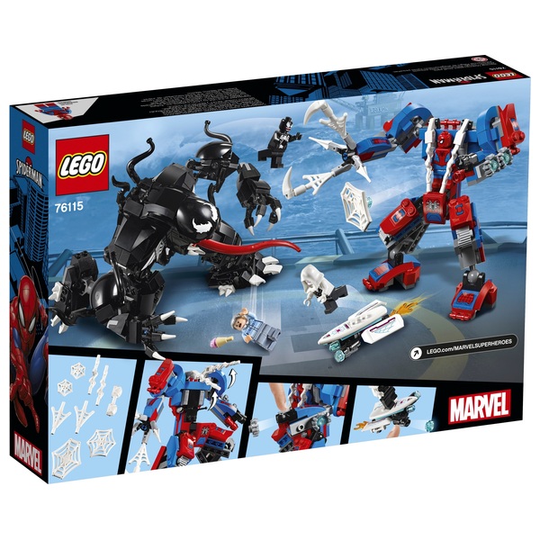 lego marvel spiderman vs venom