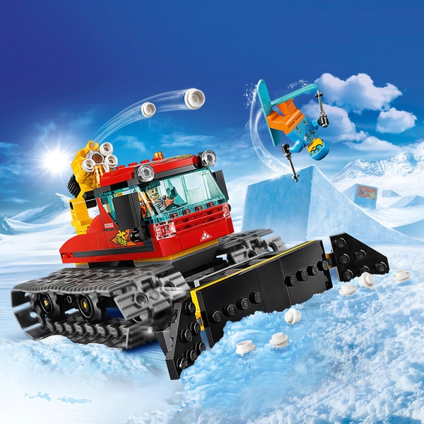 LEGO 60222 City Snow Groomer Plough Winter Holidays Toy - Smyths Toys UK