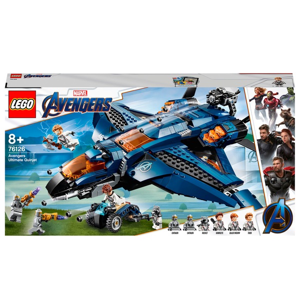 captain america lego plane