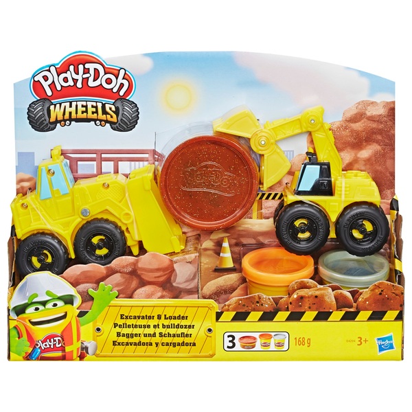 play doh wheels excavator