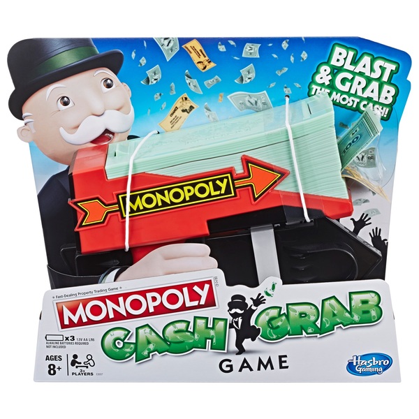Cash Grab Monopoly Game Childrens Board Games Smyths Toys UK