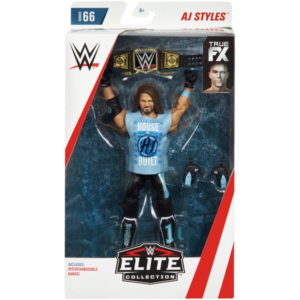 WWE Elite Series 66 AJ Styles - WWE Elite Action Figures | Smyths Toys UK