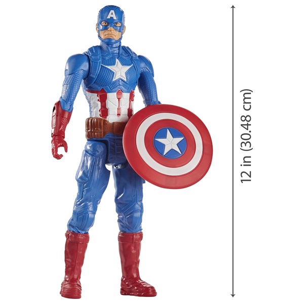 Marvel Avengers Captain America Titan Hero 30cm Action Figure | Smyths ...