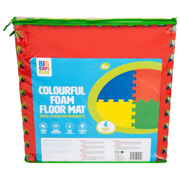 Big Steps Play Colourful Foam Floor Mat Smyths Toys Ireland