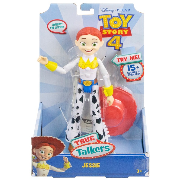 Jessie True Talkers Action Figure Disney Pixar S Toy Story 4 Smyths Toys Uk - cool toy story 4 t shirt roblox