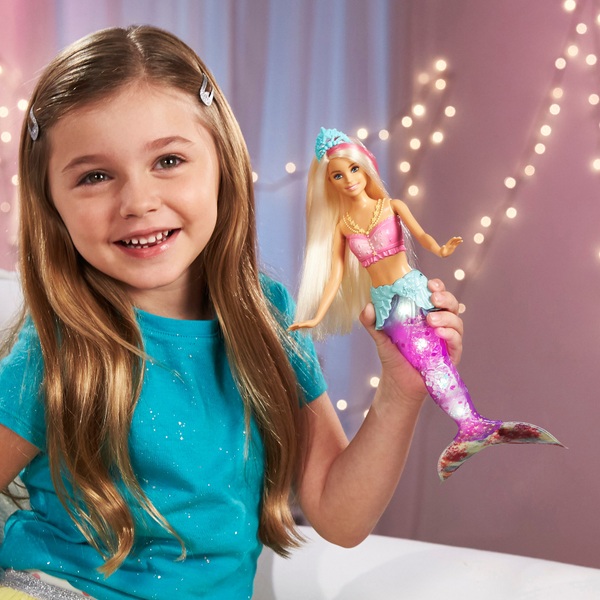 barbie mermaid lights doll