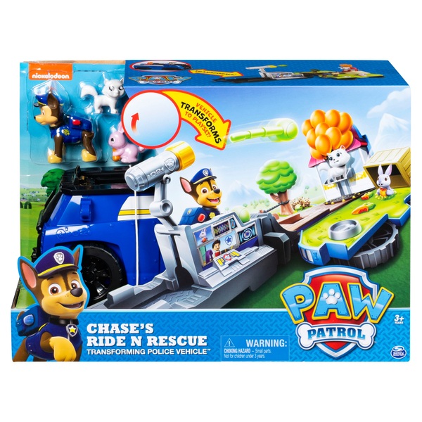 paw patrol marshall ride and rescue