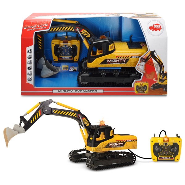 chad valley remote control mighty excavation digger