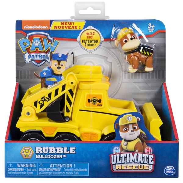 Paw Patrol Ultimate Rescue Vehicle Rubble Smyths Toys 