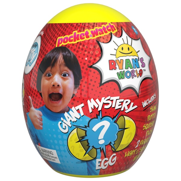 Ryan's World Giant Mystery Yellow Egg - Series 1 Assortment - Ryan's ...