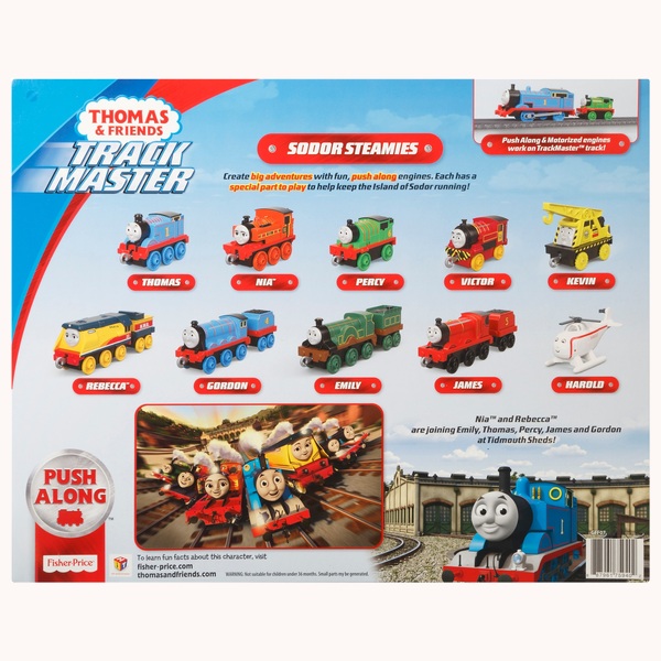 thomas and friends trackmaster push along sodor steamies multipack