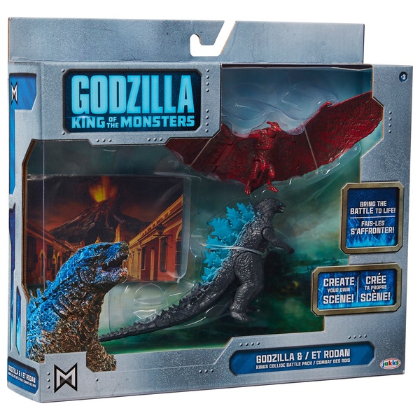 Godzilla Godzilla and Rodan 9cm Figure Smyths Toys UK