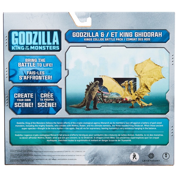 Godzilla King Ghidorah And Godzilla 9cm Figure Godzilla Uk - 