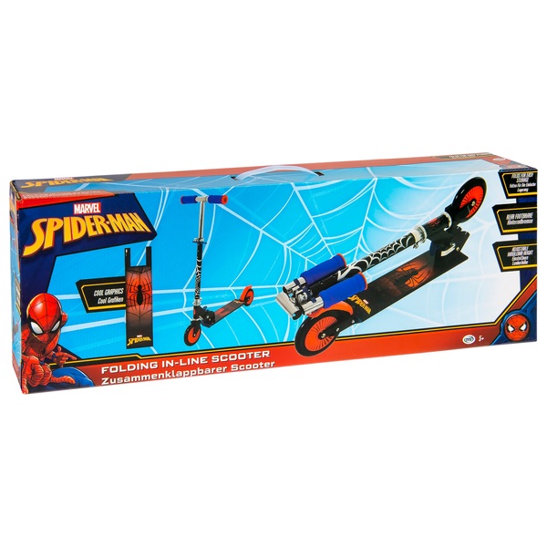 Marvel - Trottinette Spider-Man Pliable - Noir