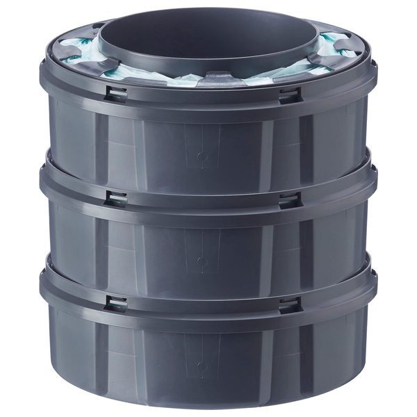 Tommee Tippee Twist & Click Nappy Bin Refill Cassettes, Antibacterial