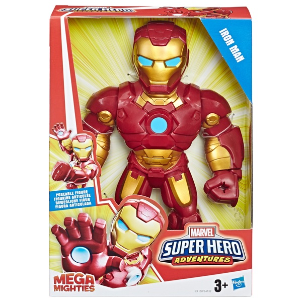 Iron Man Mega Mighties Marvel Super Hero Adventures Smyths Toys Ireland - how to become iron man in roblox