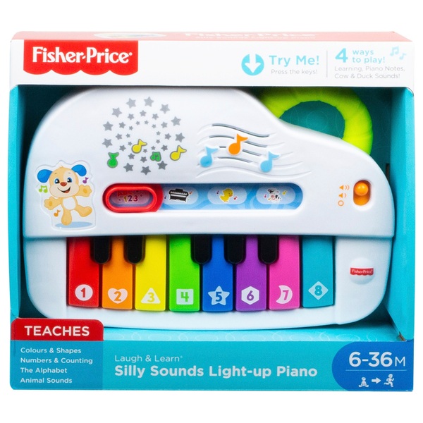 Babby Learning  Musical Rainbow Piano Animal Sound With Light Music Toy 
