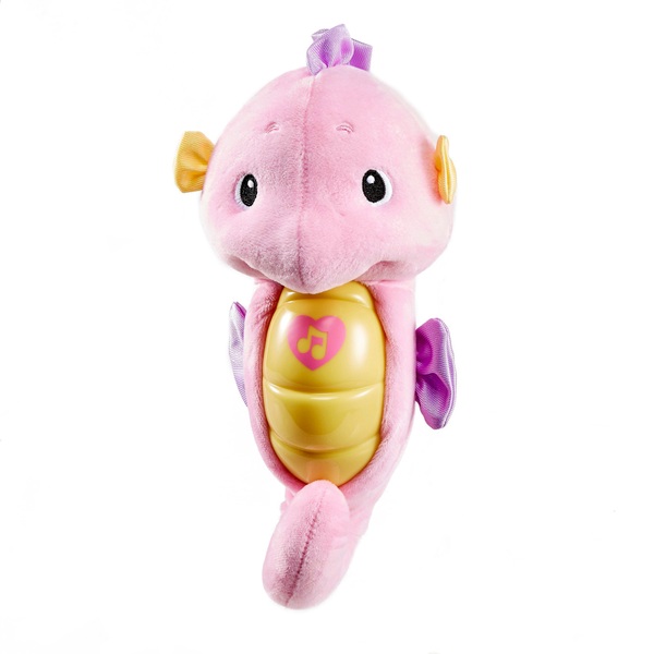 Fisher-Price Soothe and Glow Seahorse Pink - Smyths Toys