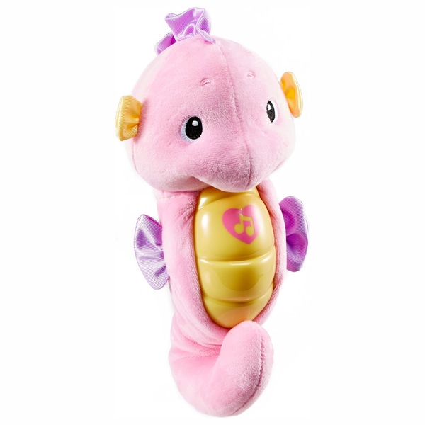 Fisher-Price Soothe and Glow Seahorse Pink - Smyths Toys