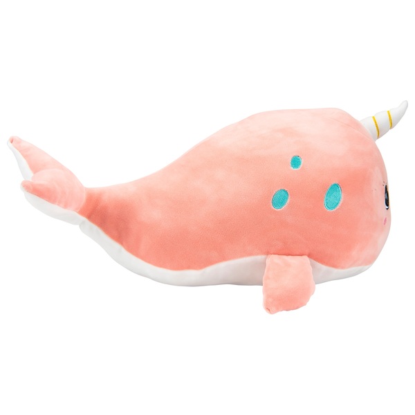 45cm Pink Nyla the Narwhal Plush - Smyths Toys Ireland