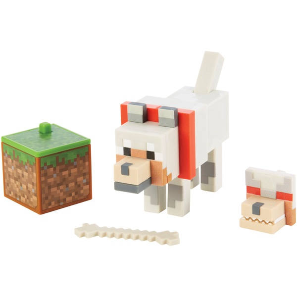 Minecraft 8cm Figure Wolf - Smyths Toys 