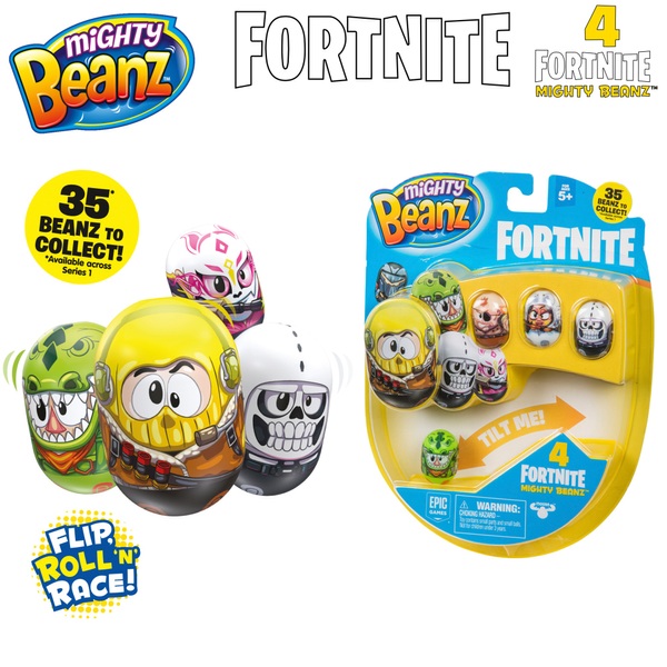 Mighty Beanz Fortnite 4 Pack - Smyths Toys