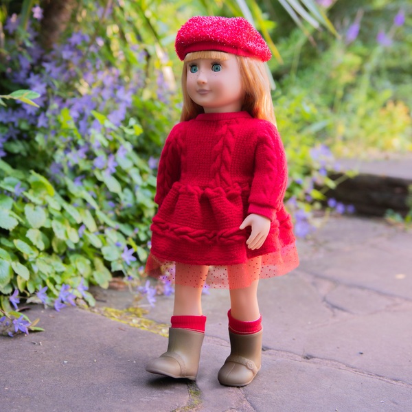 Our Generation Regular Doll with Red Dress Our Generation UK