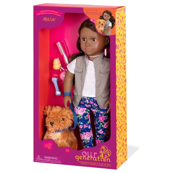 Our Generation Doll with Pet Malia Smyths Toys UK