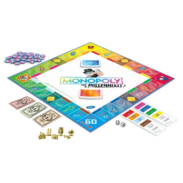 Monopoly for Millennials Board Game Family Board Games UK
