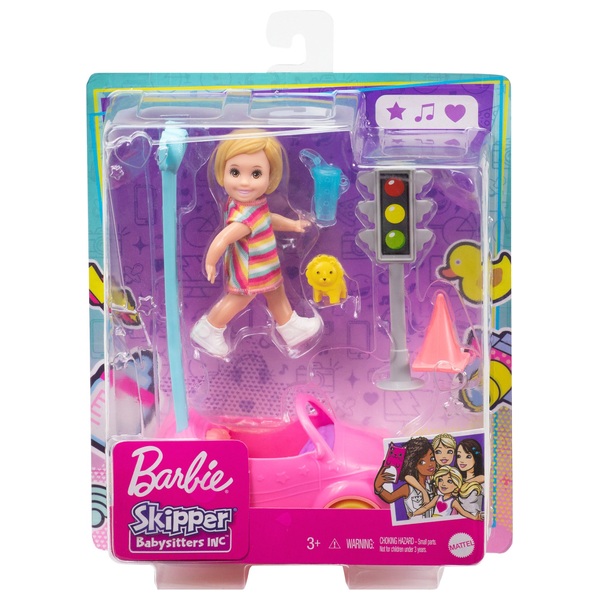 barbie skipper babysitter set