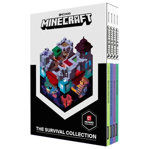 Minecraft The Survival Collection Guide Book Box Set 4 Book Pack Smyths Toys Ireland