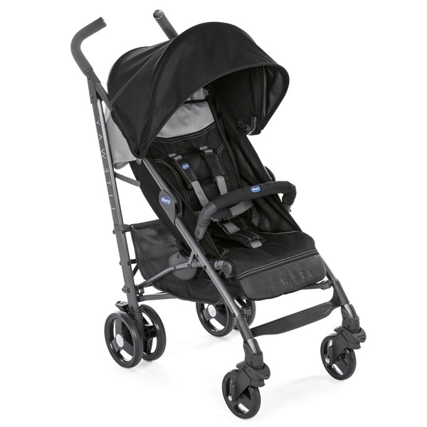Chicco Liteway 3 Stroller Jet Black Strollers UK